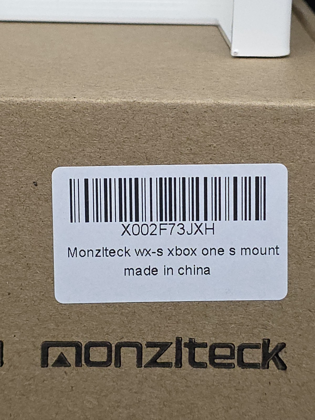 Wall Mount for Microsoft Xbox One S Console Hanger Mount WX-S White Monziteck