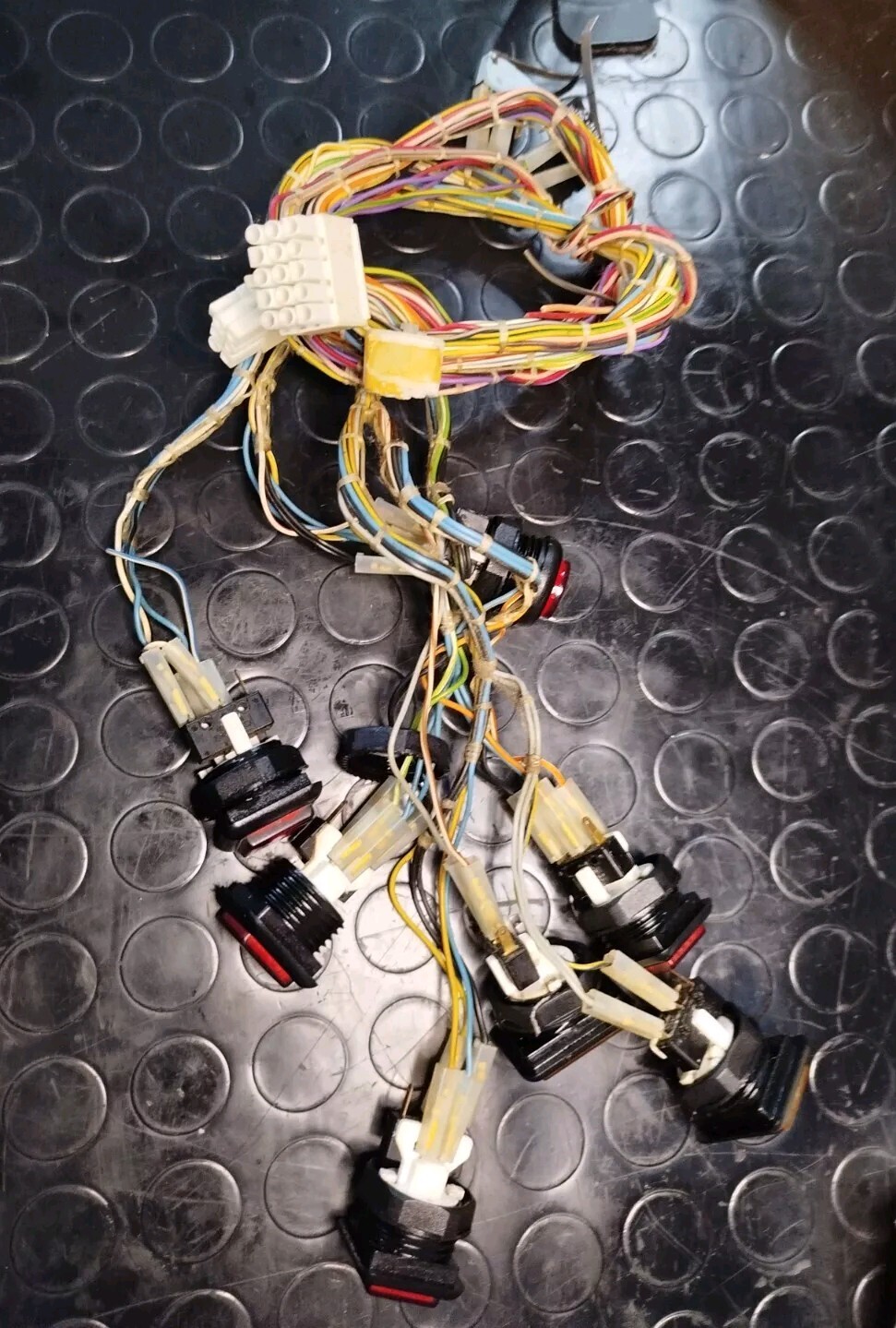 Hyper 64 Neo Geo Driving Kit Steering Wheel Pedals Cables Arcade Jamma Snk