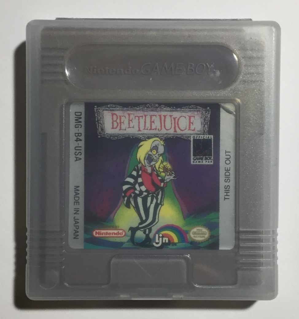 BEETLEJUICE Nintendo Game Boy CARTRIDGE ONLY Gameboy LJN – AUTHENTIC & TESTED