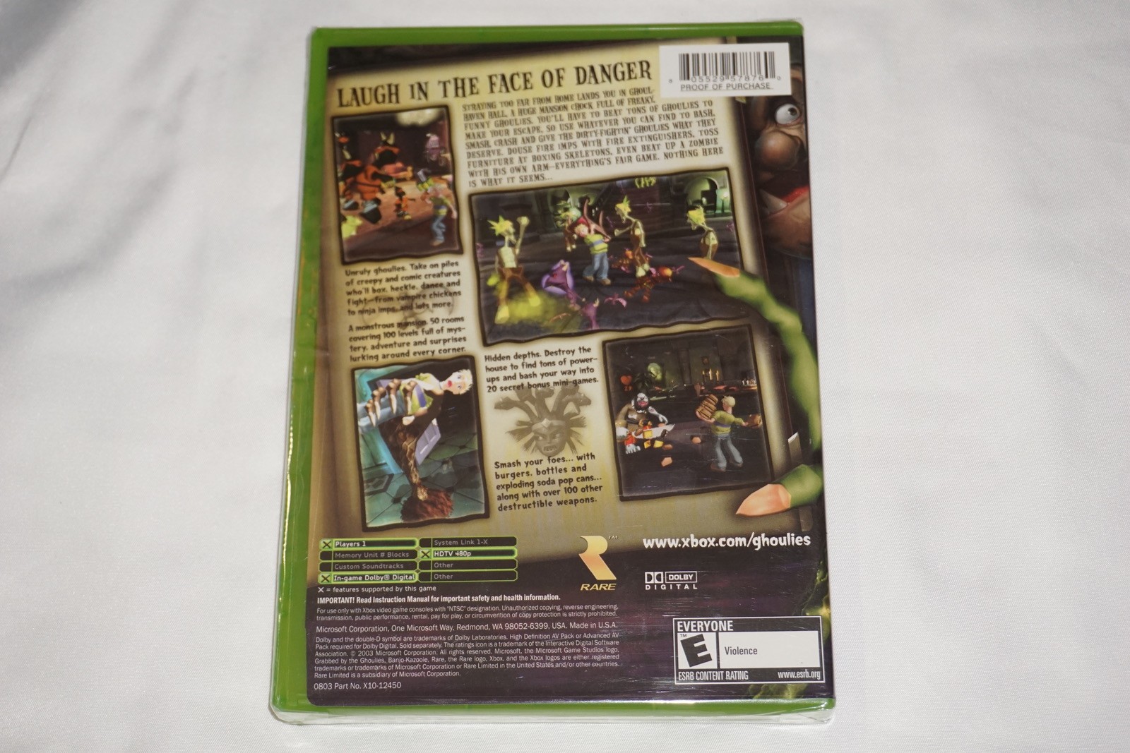 Grabbed by Ghoulies (Microsoft Xbox) NEW Sealed