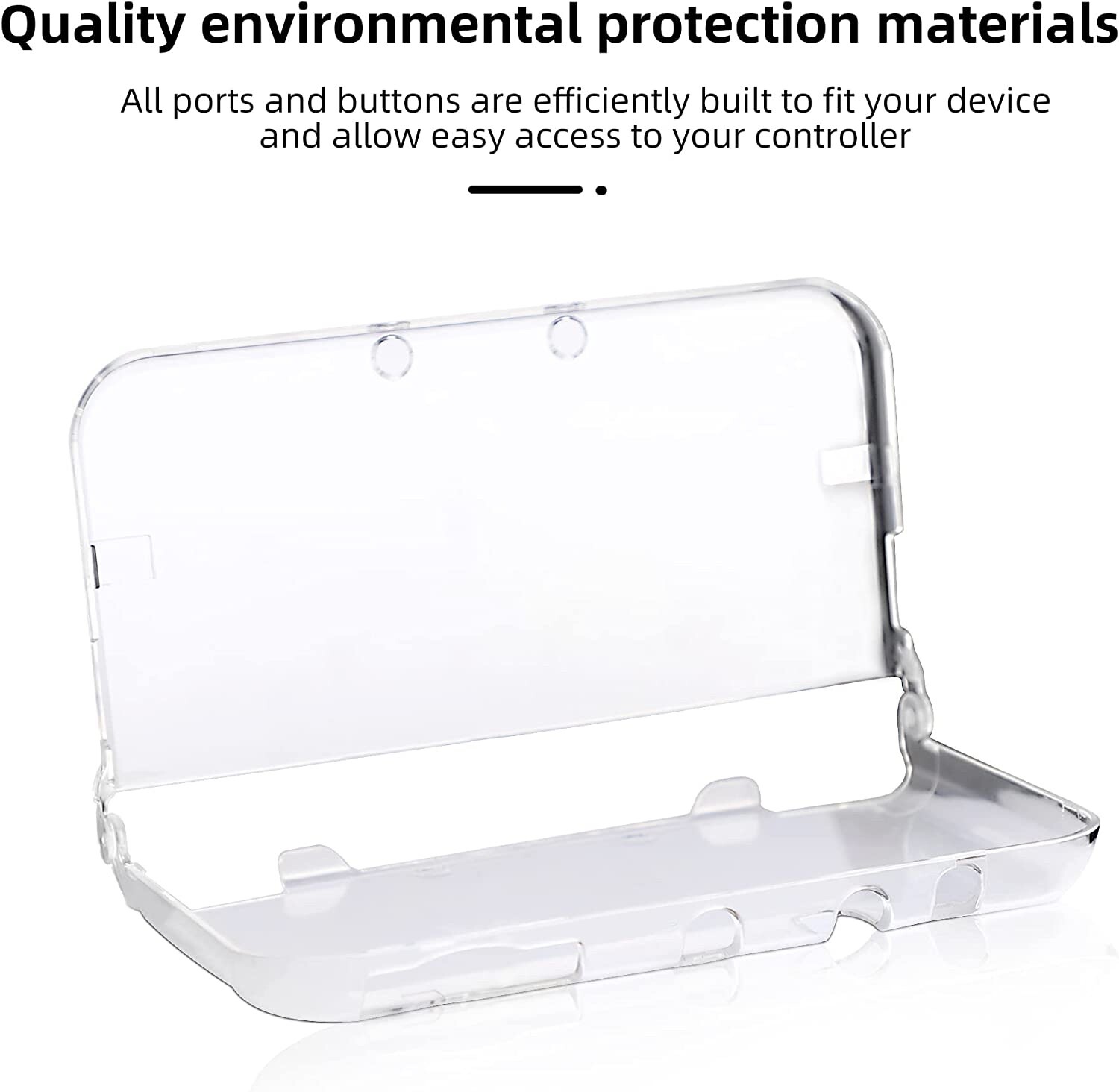Ultra Clear Crystal Hard Protective Shell Case for 2015 Nintendo New 3DS XL LL