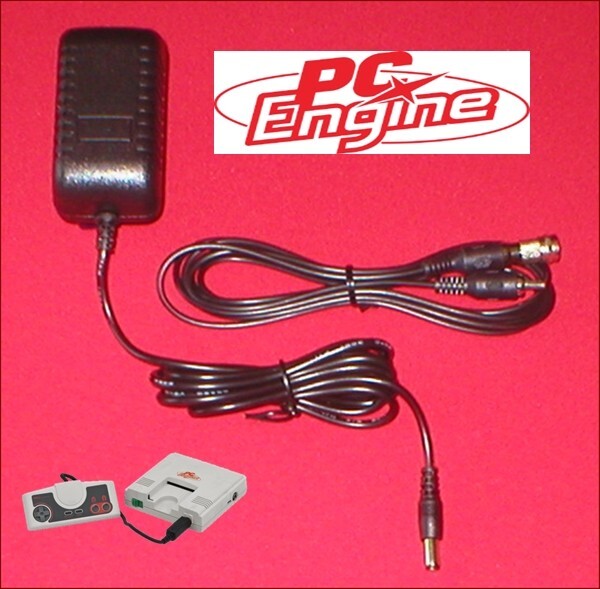 AC Adapter + 6Ft AV Cable + RF TV Adapter for Japanese NEC PC Engine System NEW