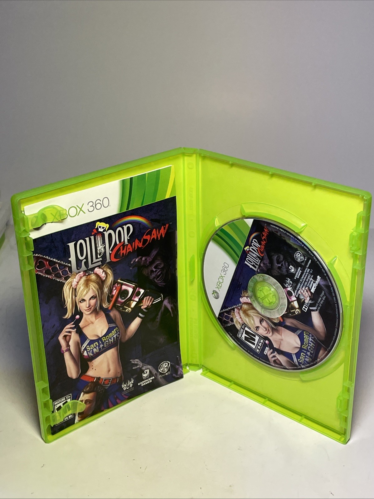 Lollipop Chainsaw (Microsoft Xbox 360, 2012) CIB Complete