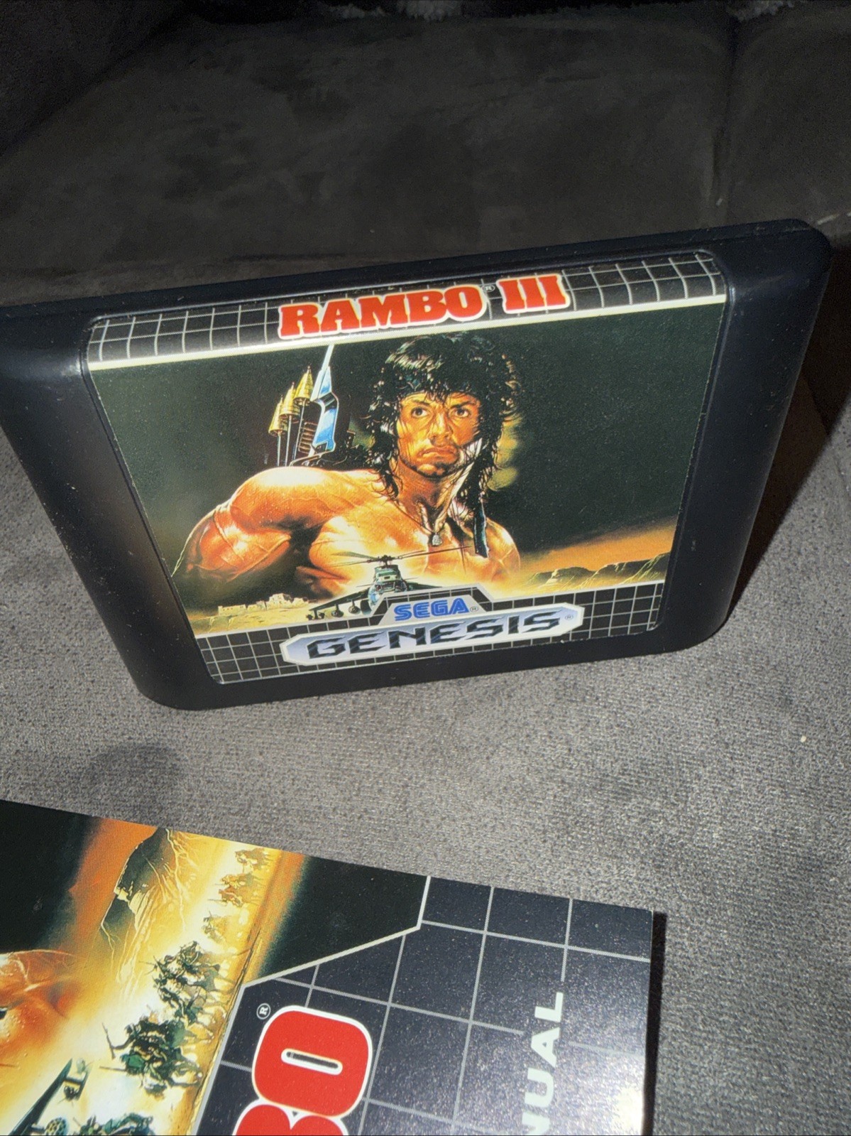 Rambo III (Sega Genesis Game Complete Manual Tested !