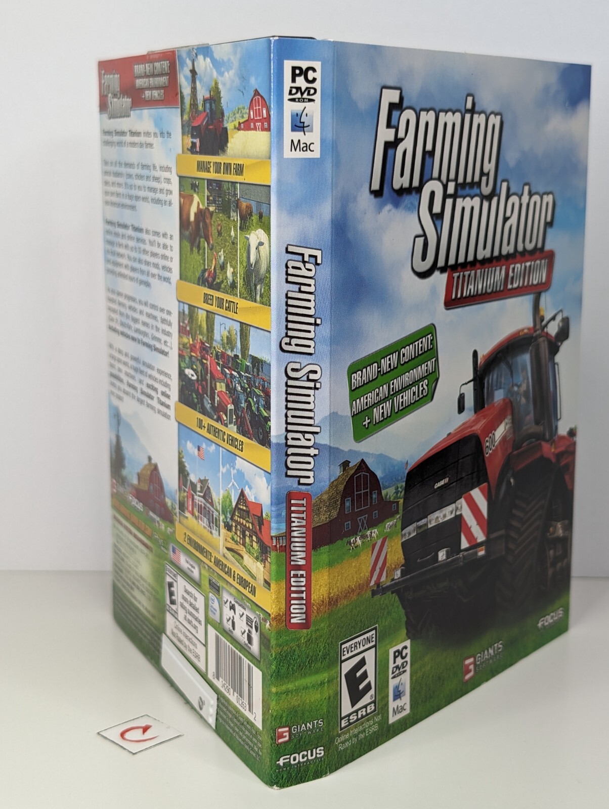 Farming Simulator: Titanium Edition (PC/Mac, 2014) CIB Complete w/ Slipcover