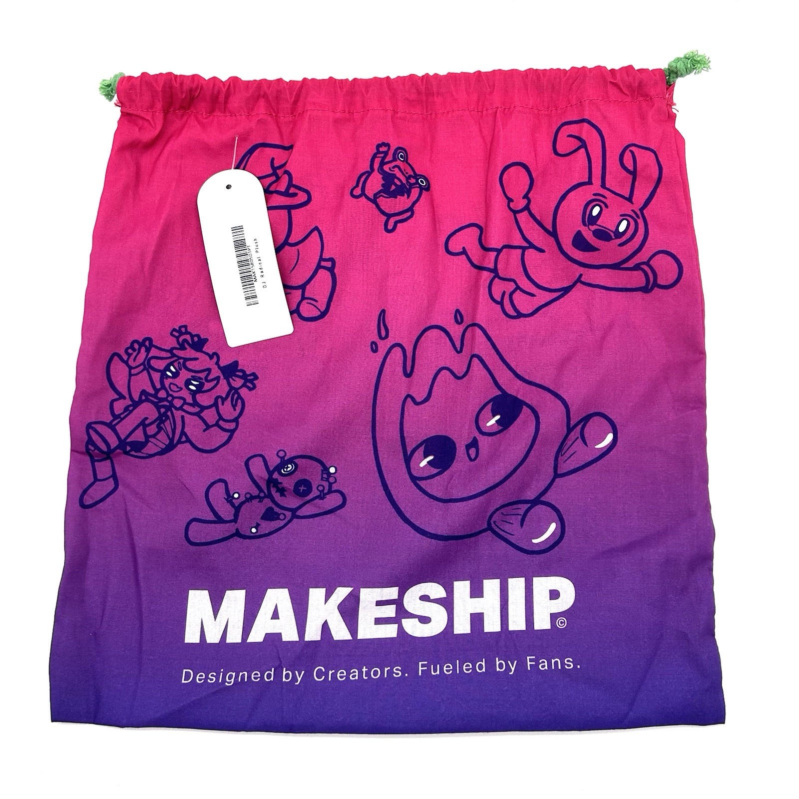 Makeship DJ Radical Plush The Battle Bricks Game RARE Limited Edition NWT