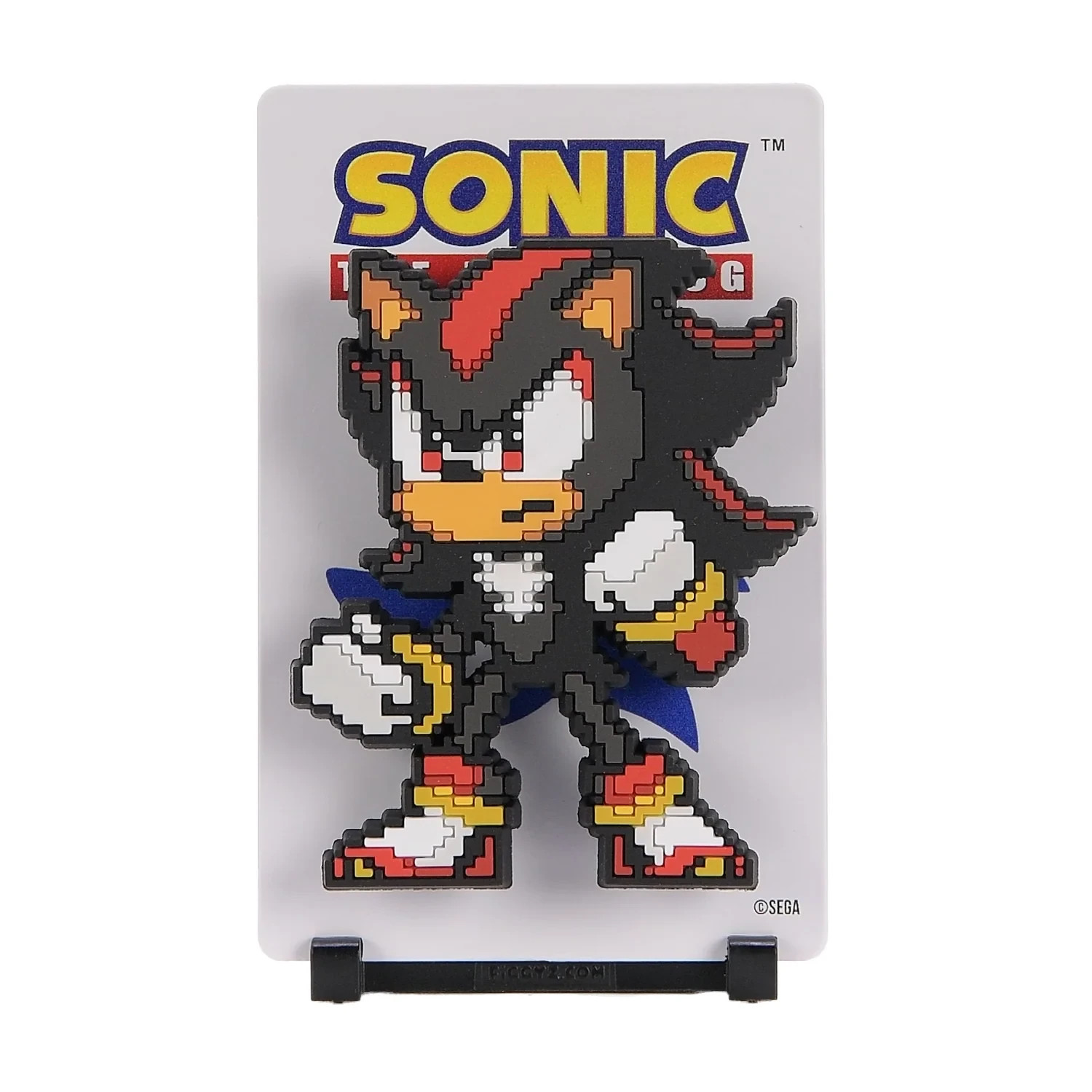 Official Licensed Sonic the Hedgehog SHADOW FiGGYZ Pop Magnet 3D Display Stand