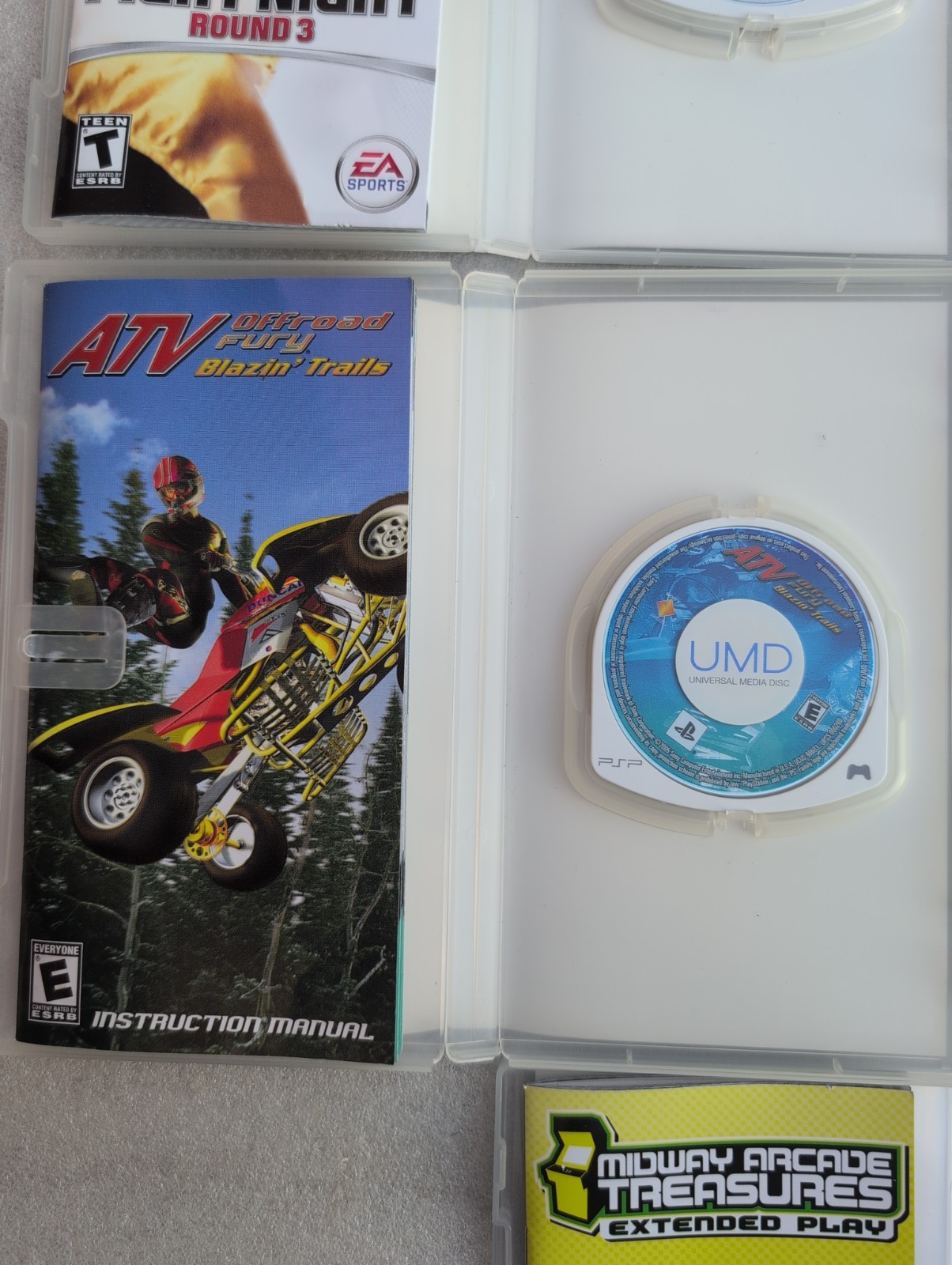 Lot of 8 Assorted Sony PSP Video Games. 5 Includes Case & Manual. Adult Owned