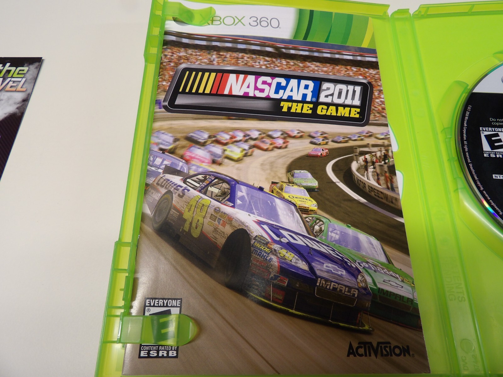 Nascar 2011: The Game – Microsoft Xbox 360, with Instruction Manual