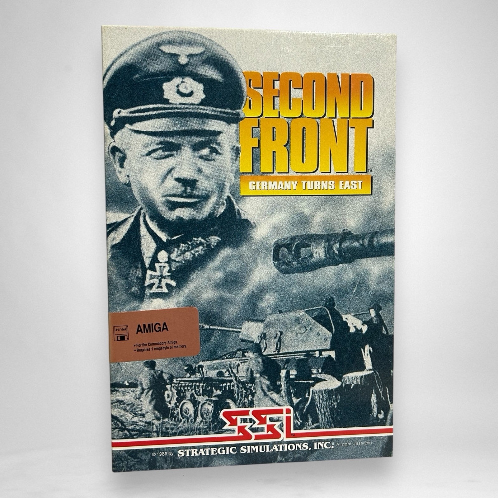 Second Front Germany Turns East 1990 Amiga SSI Floppy Game CIB