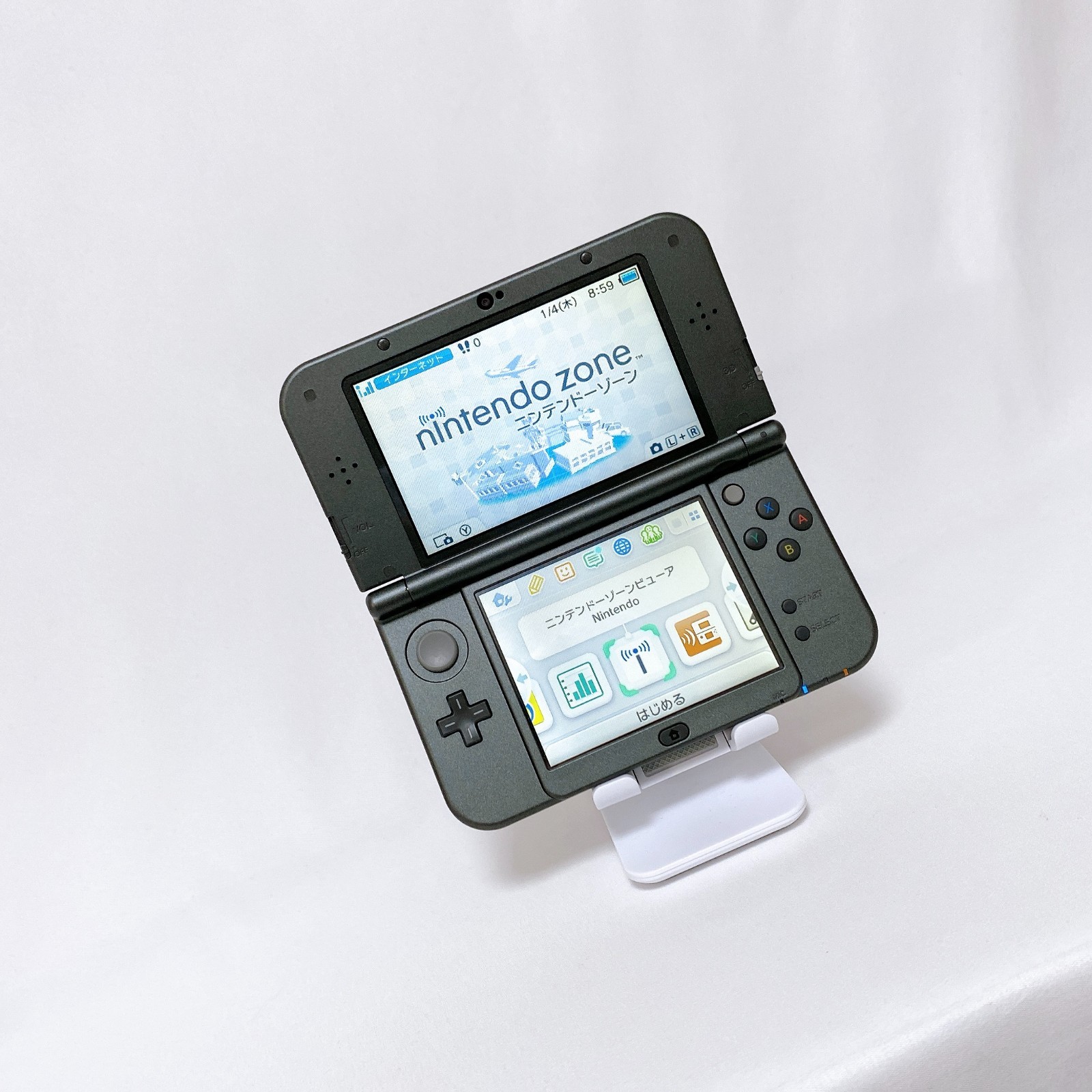 【Mint】【Top IPS】New Nintendo 3DS LL XL Metallic Black Console Japan Tested Rare