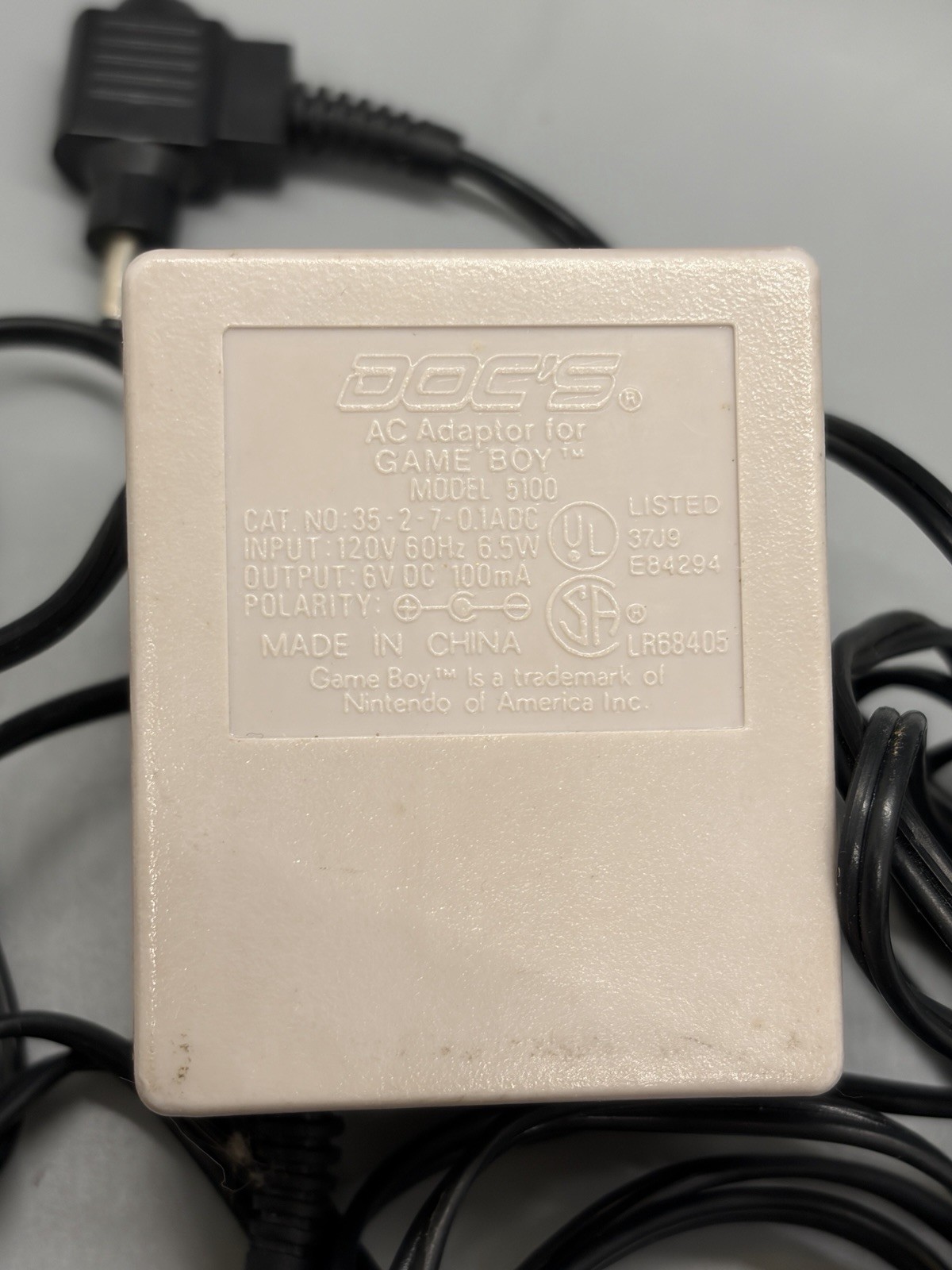Nintendo Game Boy DMG-01 Original Gray Console Handheld Tested Working *READ
