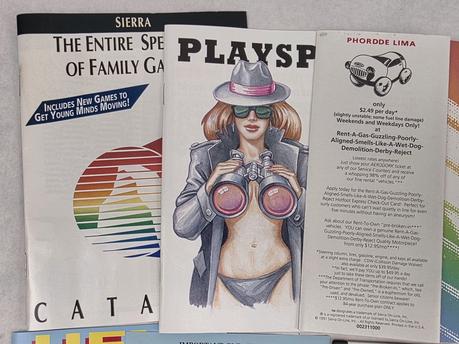 Leisure Suit Larry 5 Passionate Patty Undercover BIG BOX PC 3.5″ Floppy 1991