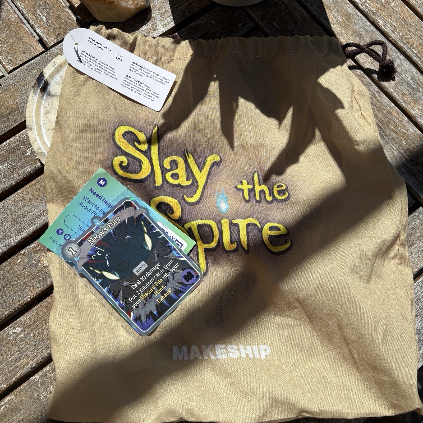 Makeship Slay the Spire The Silent Plush Doll w/ Drawstring Bag