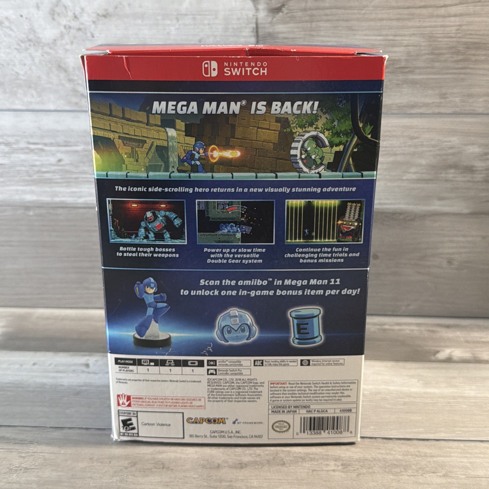 New Mega Man 11 Amiibo Edition Nintendo Switch Open Box 30th Anniversary