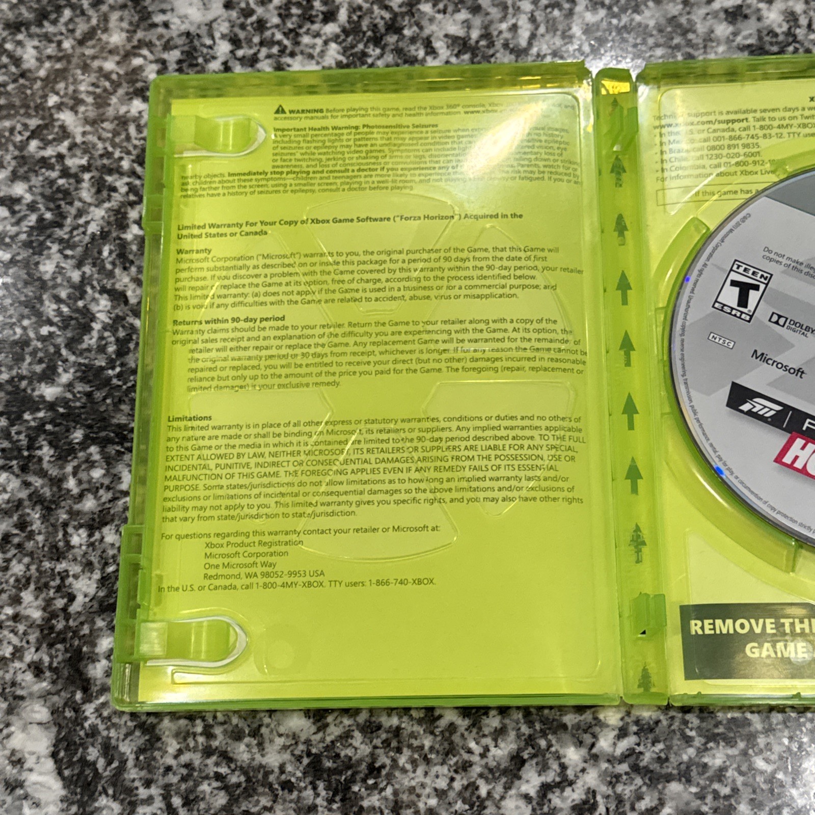 Forza Horizon (Microsoft Xbox 360) Tested Working In Good Preowned Condition