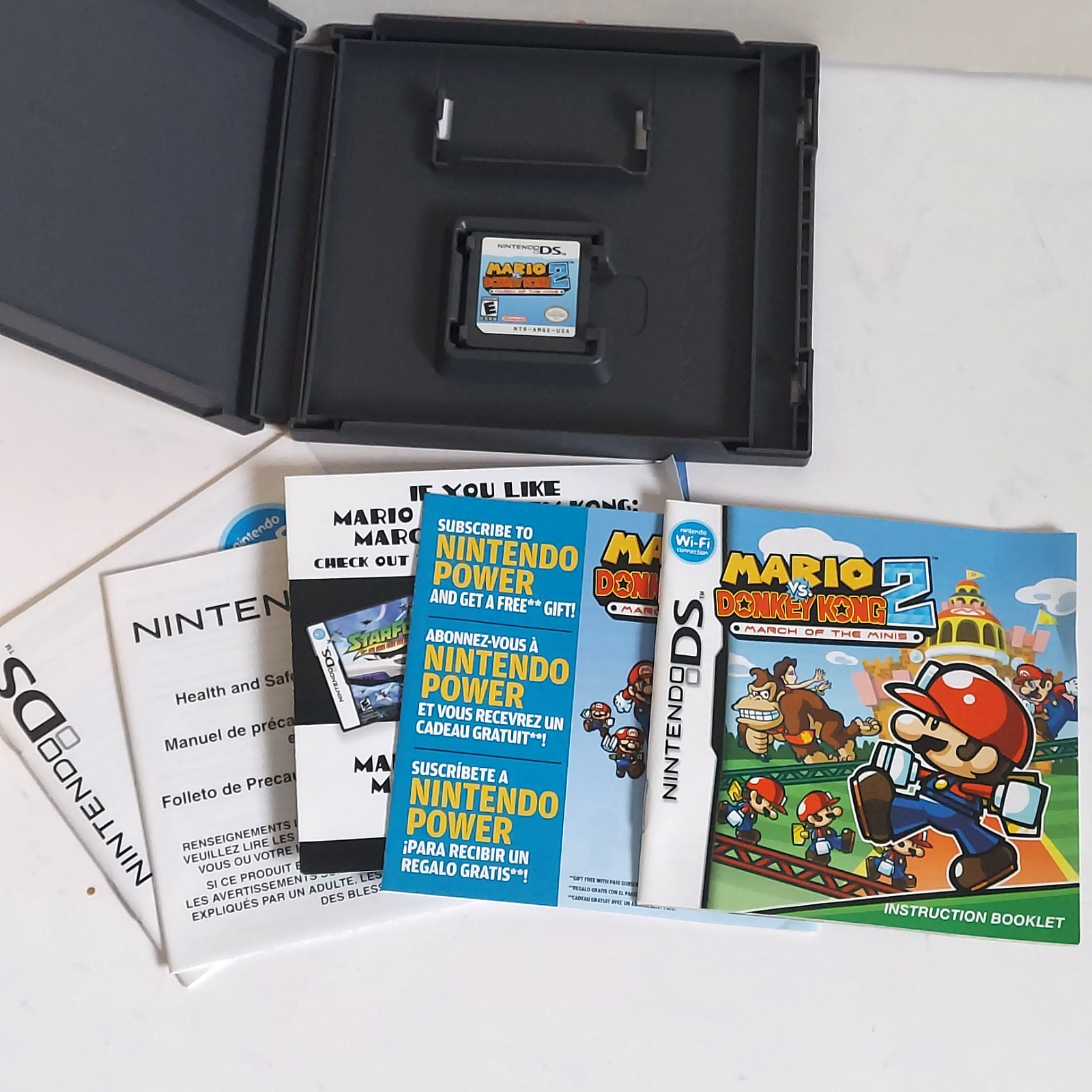 Mario vs. Donkey Kong 2: March of the Minis (Nintendo DS) with MANUAL