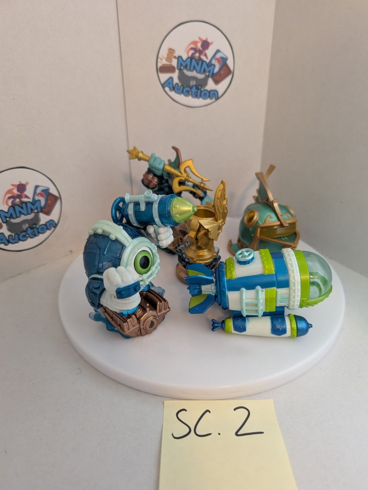 Skylanders Super chargers Complete Water lot and Sea Trophy