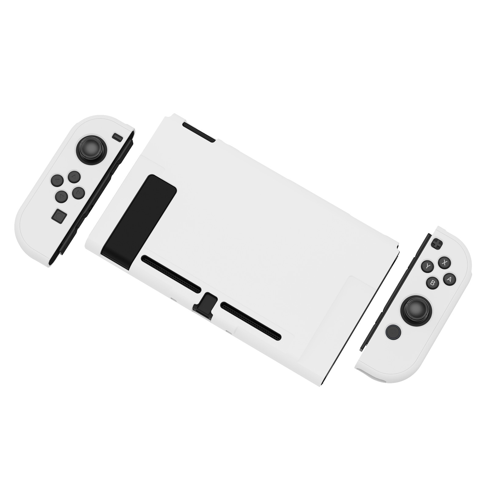 PlayVital Glossy Back Cover for Nintendo Switch Console NS Joycon Hard Shell