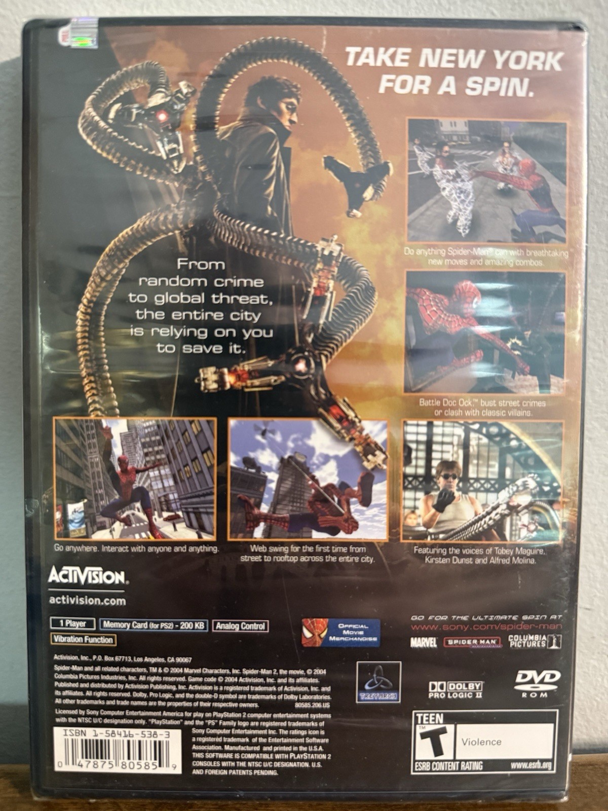 Spider-Man 2 (Sony PlayStation 2, 2005) Brand New Sealed
