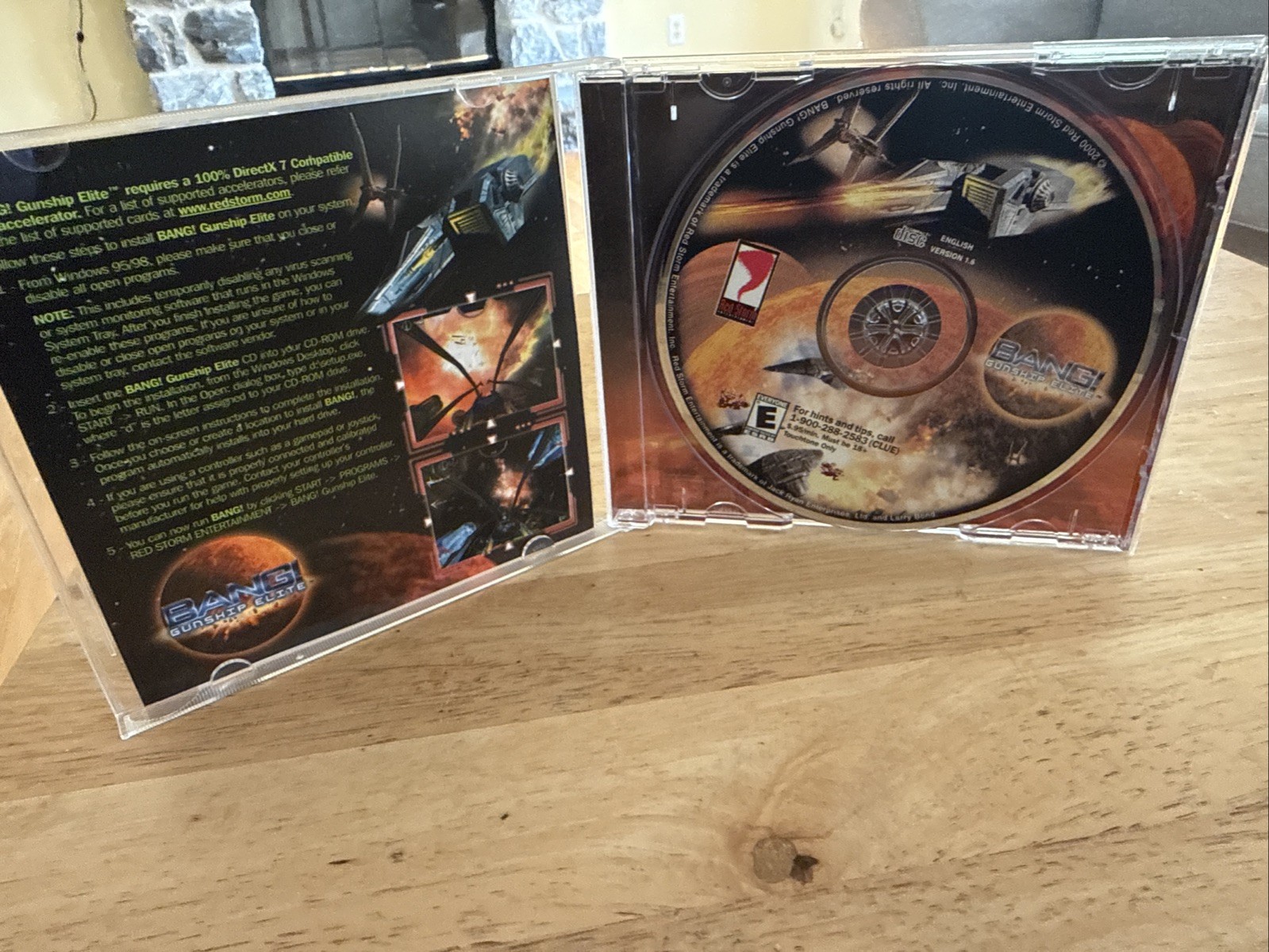 BANG Gunship Elite (PC, 2000) Case, Game Insert And Working Game