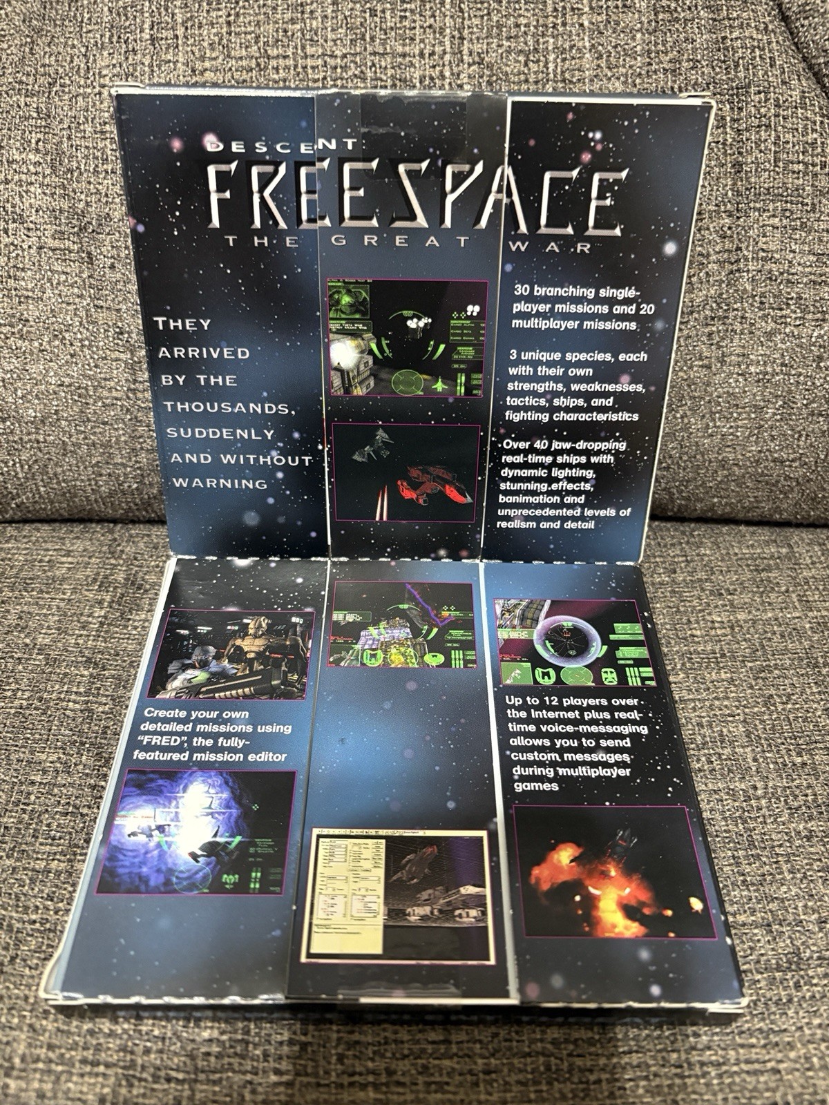 Descent: Freespace The Great War/Silent Threat Dual Jewel PC CD NEW SEALED NIB
