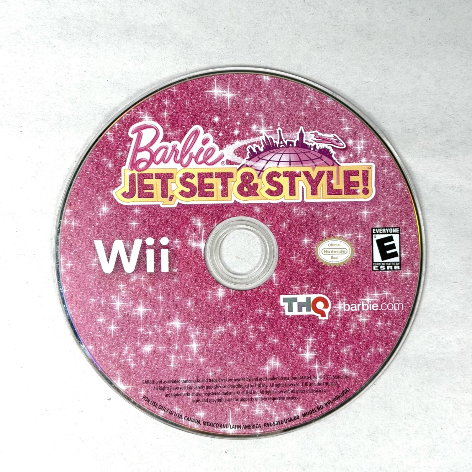 Barbie Jet, Set & Style Game (Nintendo Wii, 2011) / Tested / Working