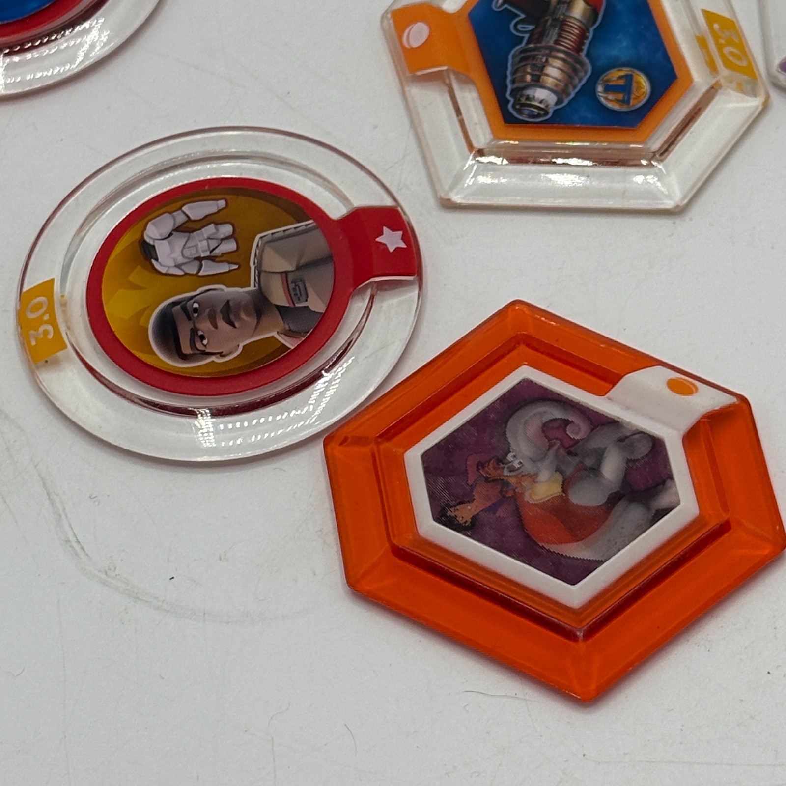 Disney Infinity Power Disc Lot of 8 – 7 from 3.0 + Dumbo Ride