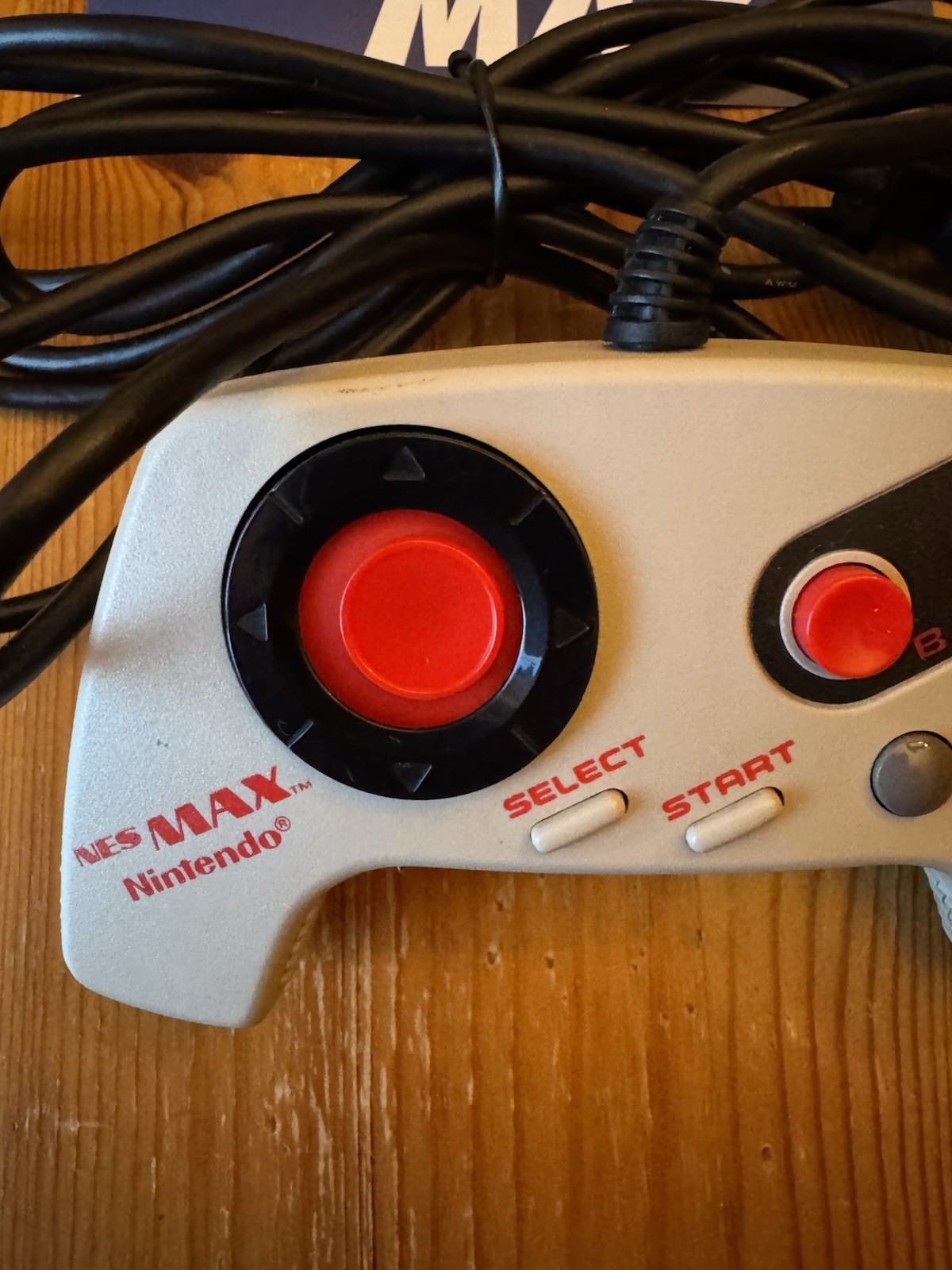 Nintendo NES Max Turbo Controller OEM Model NES-027 With Manual