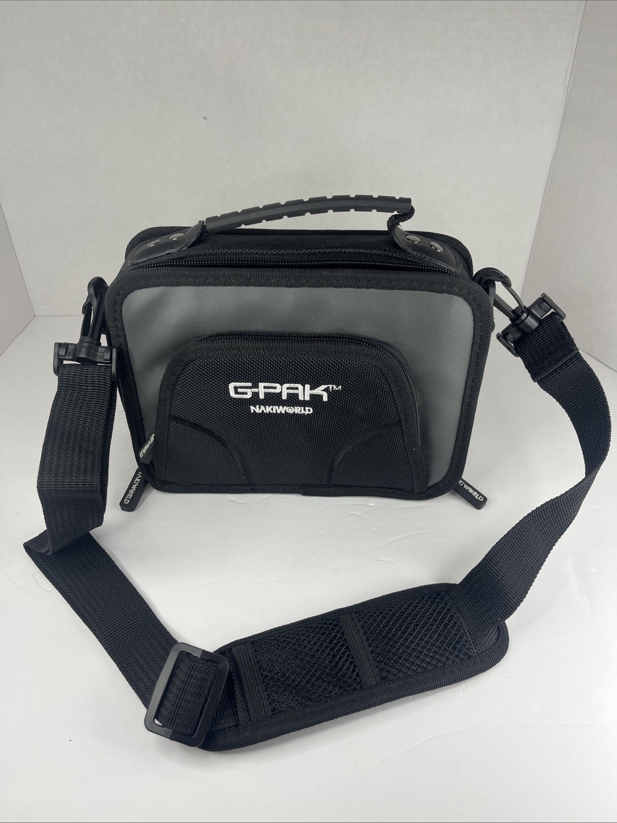 Black & Grey G Pak Nakiworld Nintendo DS Lite Carrying Travel Case With Strap