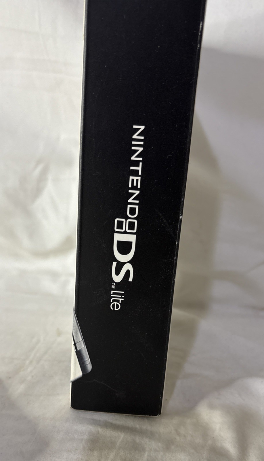 Nintendo DS Lite System Onyx Black BOX & Booklet ONLY