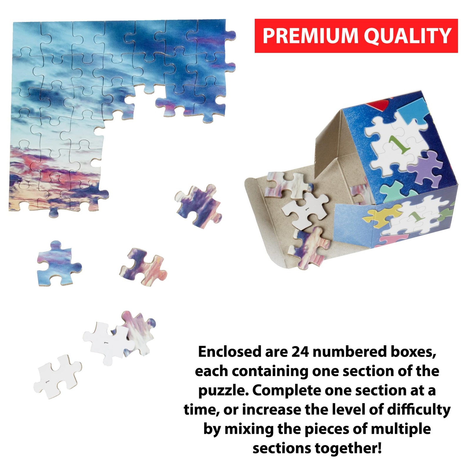 Jigsaw Puzzle 1000 Pieces Irresistible Italy 24 Simple Sections – Relaxing