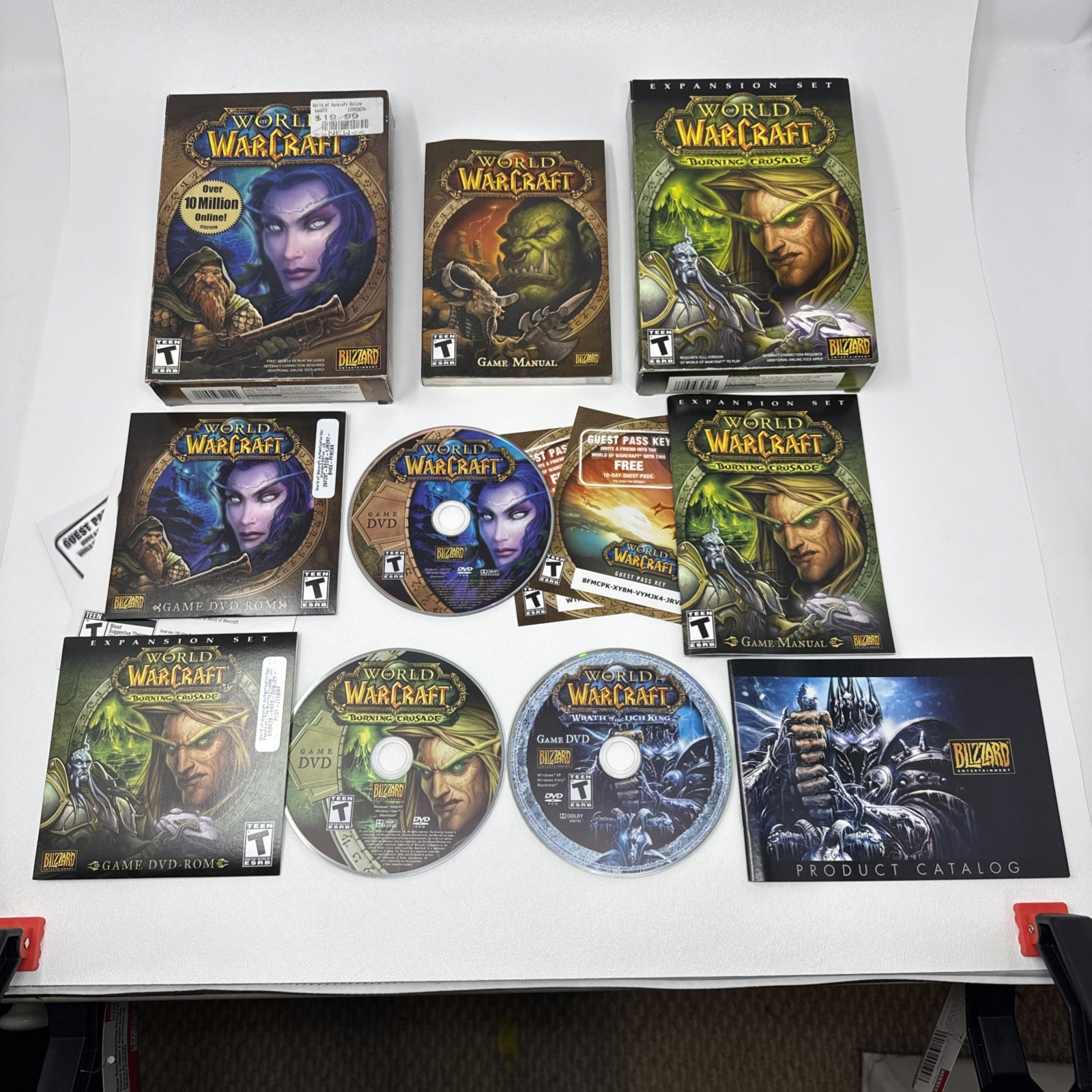 World of Warcraft Original + Burning Crusade + Wrath of the Lich King Game Box
