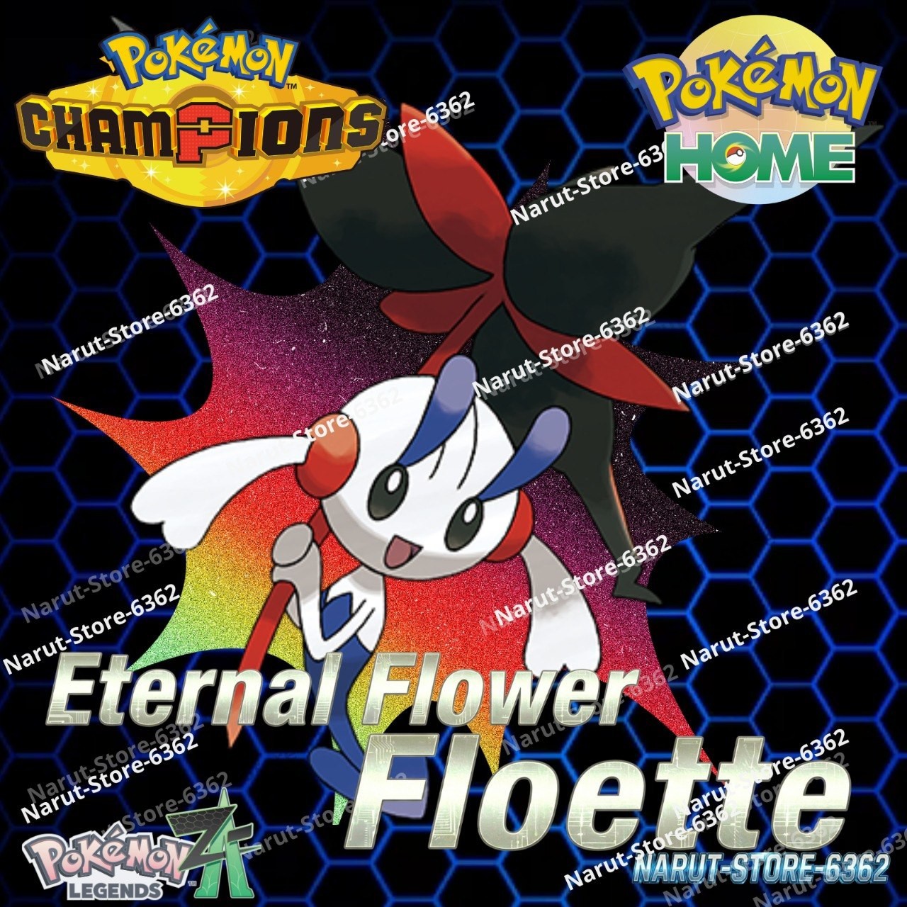 FLOETTE ETERNAL FLOWER🔥6IV NON SHINY POKÉMON HOME🔥Pokemon CHAMPIONS Legends ZA