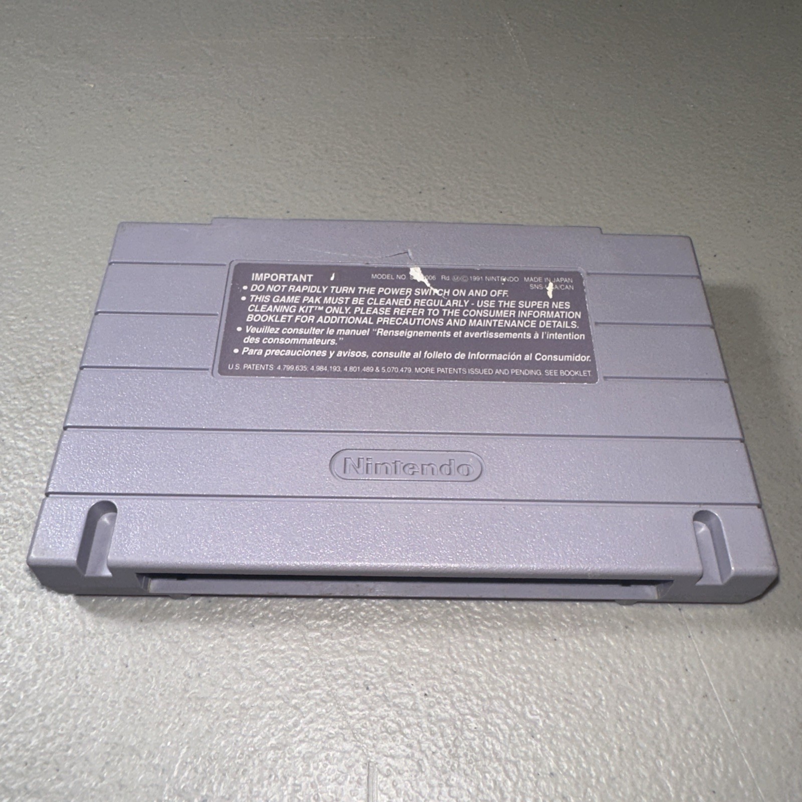 Nintendo – Mario Paint, SNES Loose Game Only [Tested Working]