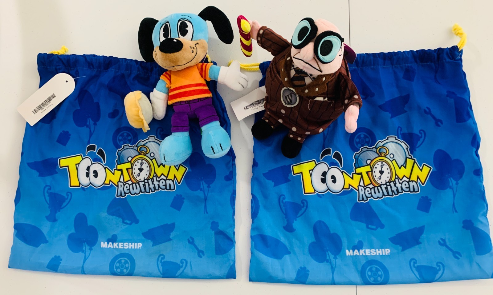 Disney’s Toontown Online Rewritten x Makeship Flippy & Flunky Plush Set of 2 TTR