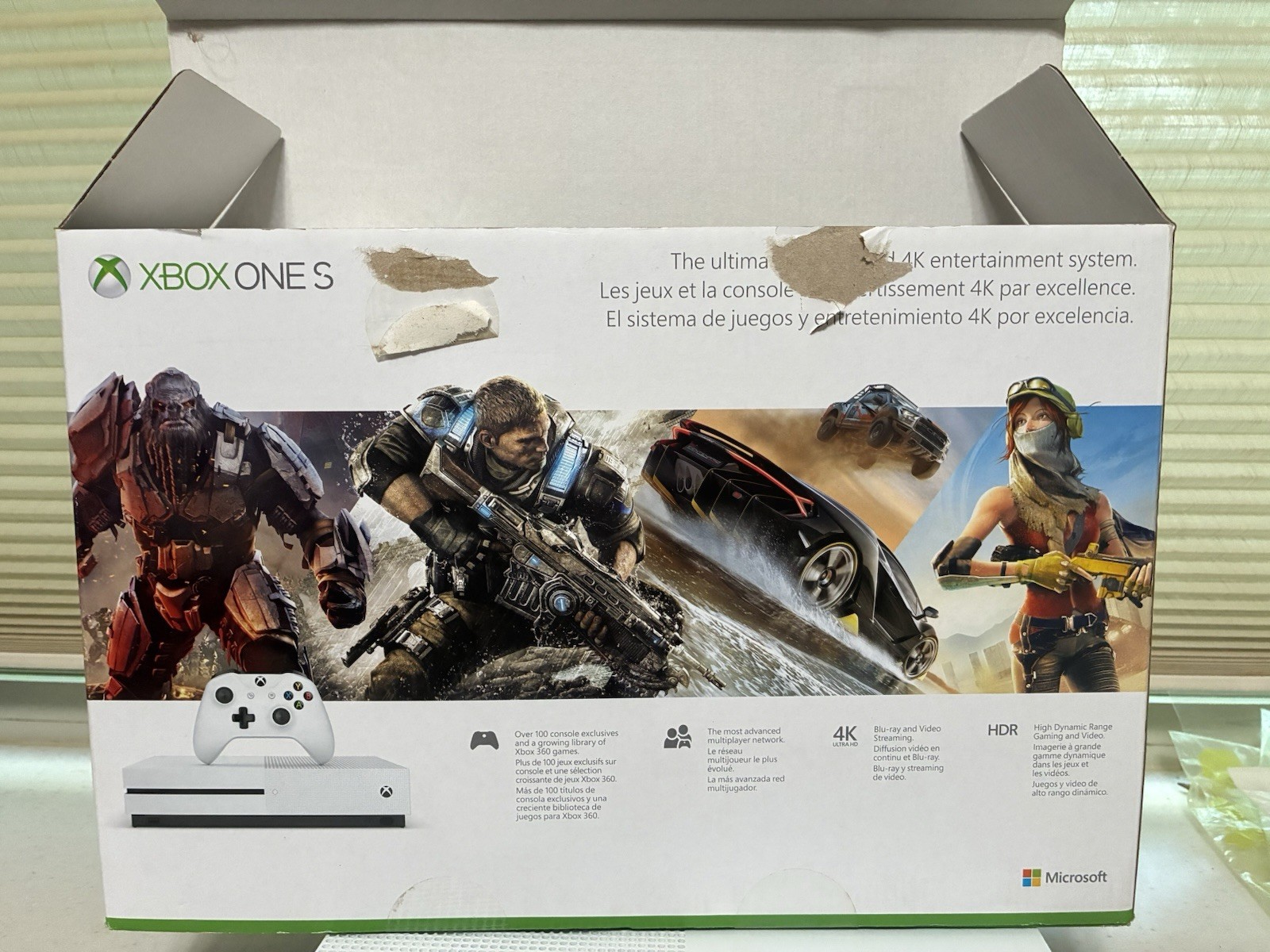 Xbox One S 1TB Console – White (XBS1TB) No Controller