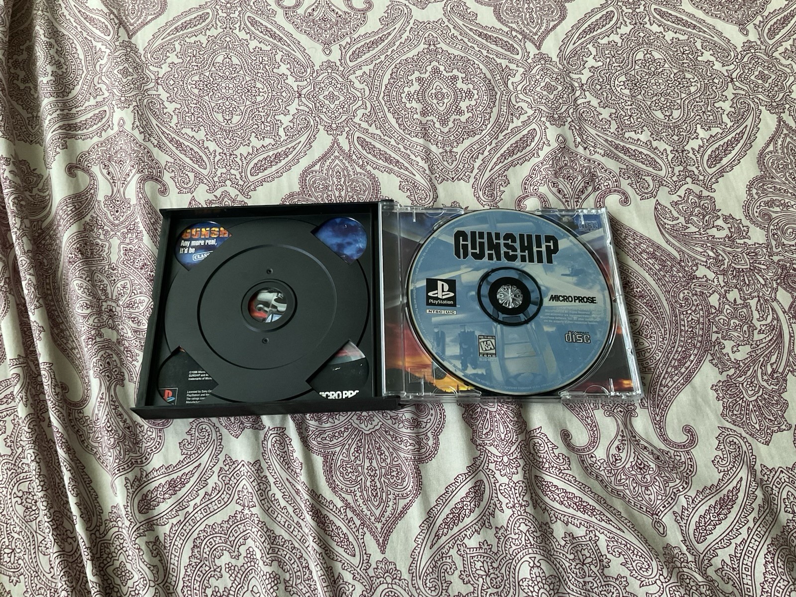 Gunship PS1 PlayStation 1 Complete In Box CIB Tested Working