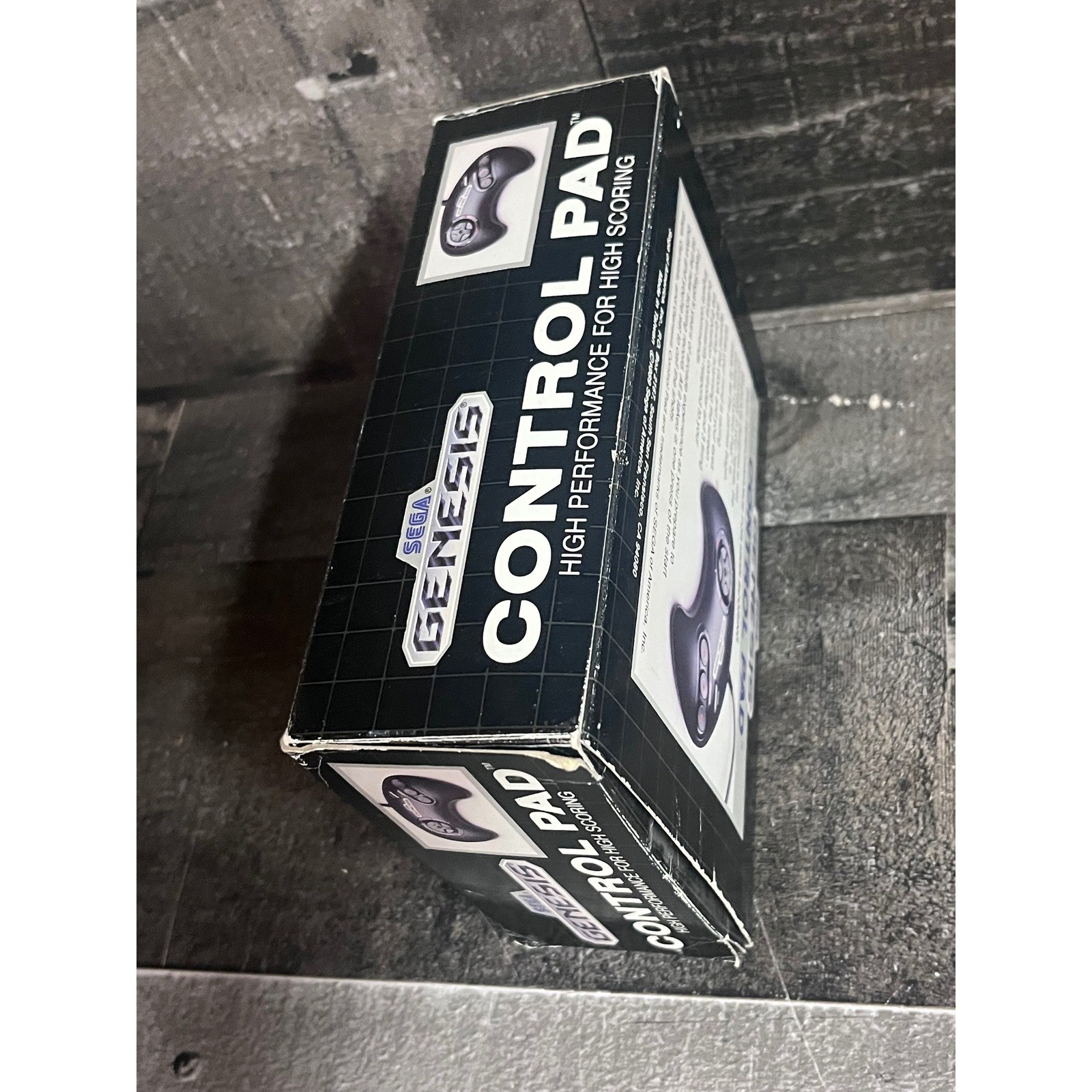 Sega Genesis Control Pad Model 1650 3-Button Wired Controller with Original Box
