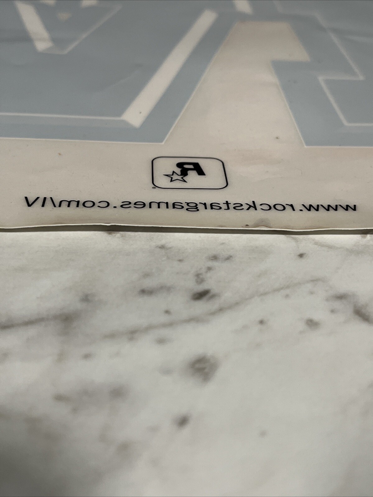 Grand Theft Auto IV Rockstar Games GameStop Promo Window Sticker GTA 12”x10”