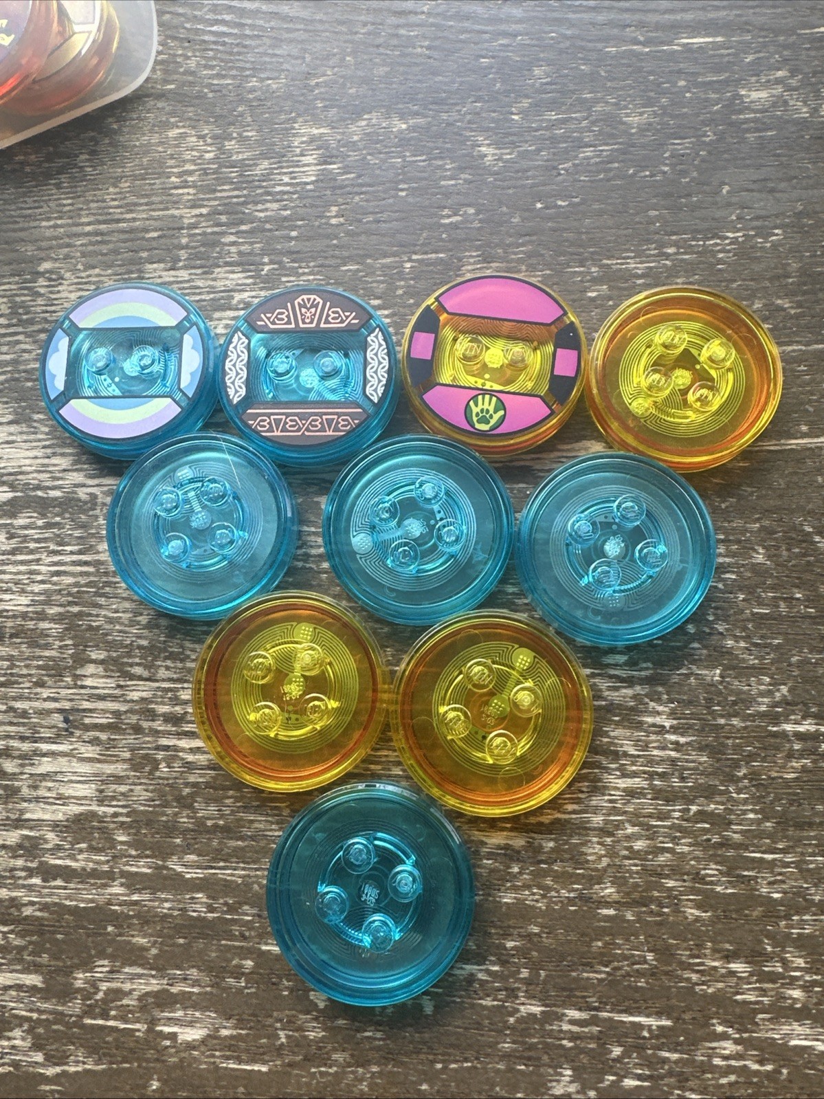 10 X Lego Dimensions Toy Tag Base Only Free Shipping Lot #7