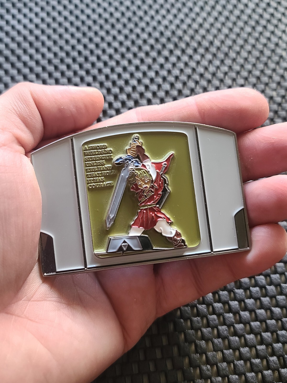 Legend of Zelda Ocarina of Time Challenge Coin Medal Nintendo 64 Promo US NAVY R