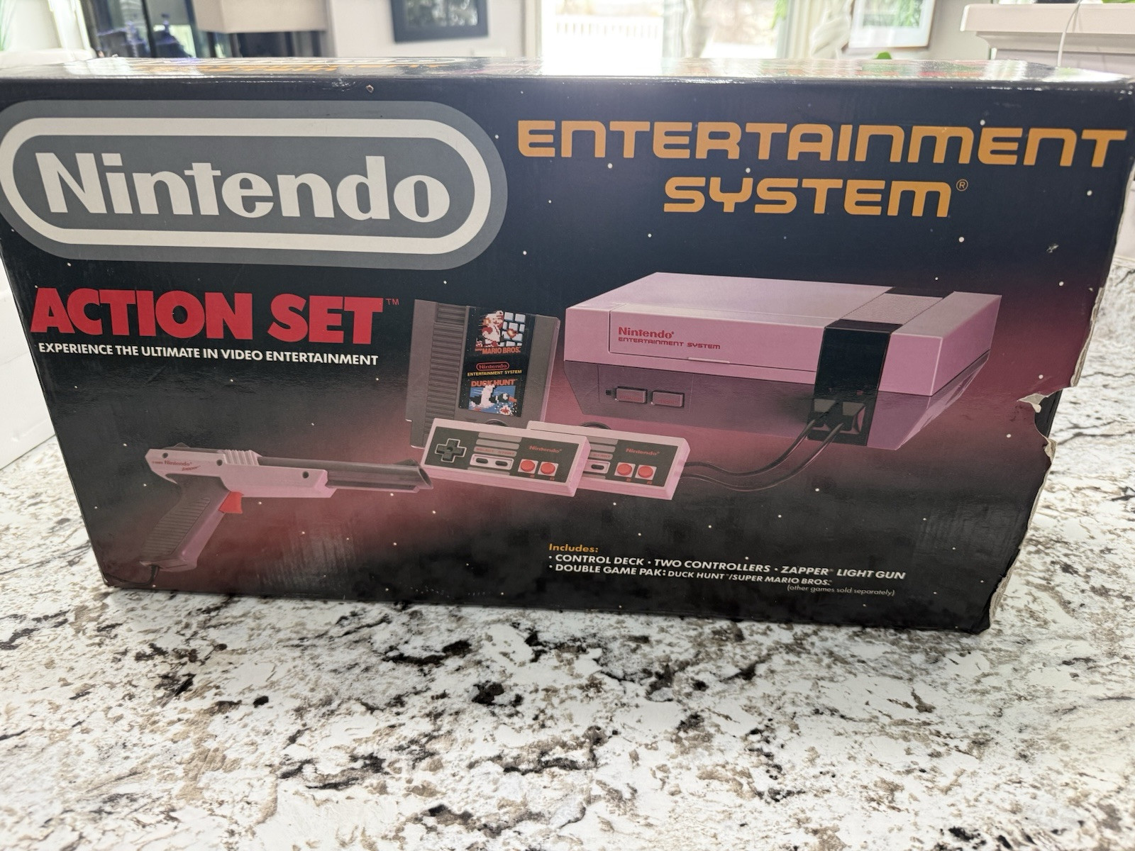 Nintendo NES Action Set Home Console- Complete In Box