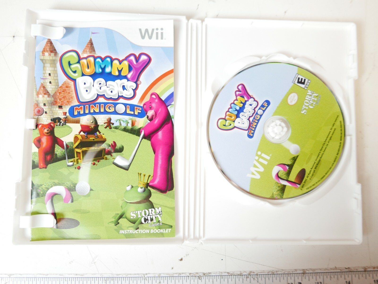 Gummy Bears Mini golf Nintendo Wii Storm City Games CIB Testet Working