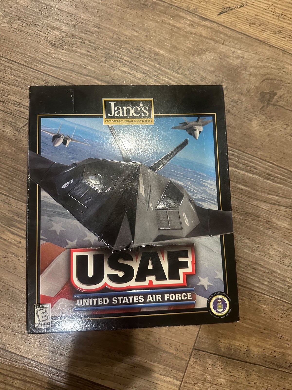 Jane’s USAF United States Air Force Combat simulations PC Game CD-Rom with Box