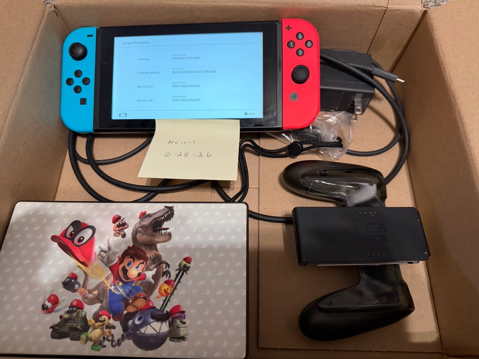 Nintendo Switch Console Gaming System Red/Blue