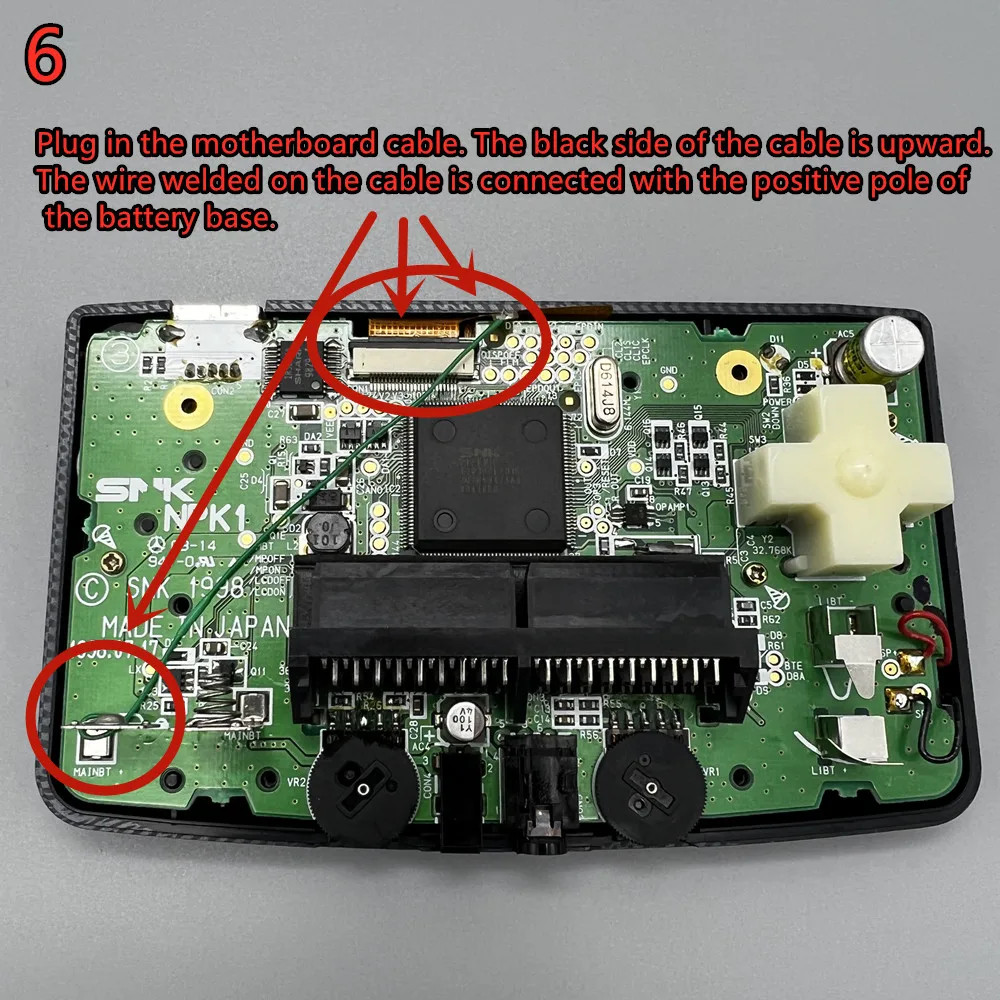 2.6” IPS High Brightness LCD Screen For Neo Geo Pocket NGP Console Replacement