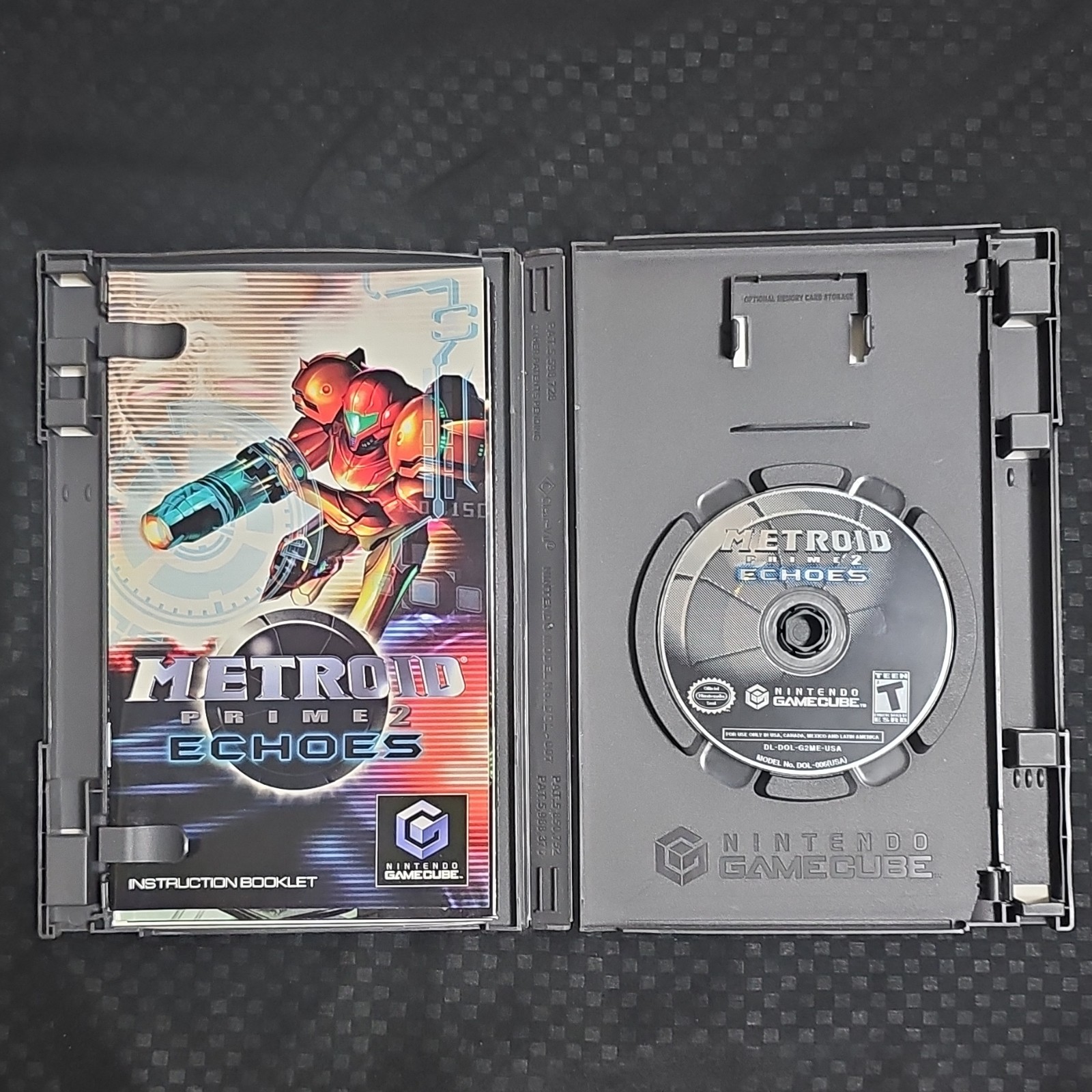 Nintendo Metroid Prime 2: Echoes GameCube Complete w/ Manual T 2004 NTSC-U/C