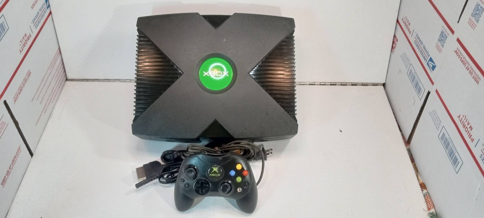 Microsoft Xbox Launch Edition 8GB Home Console – Black og tested working