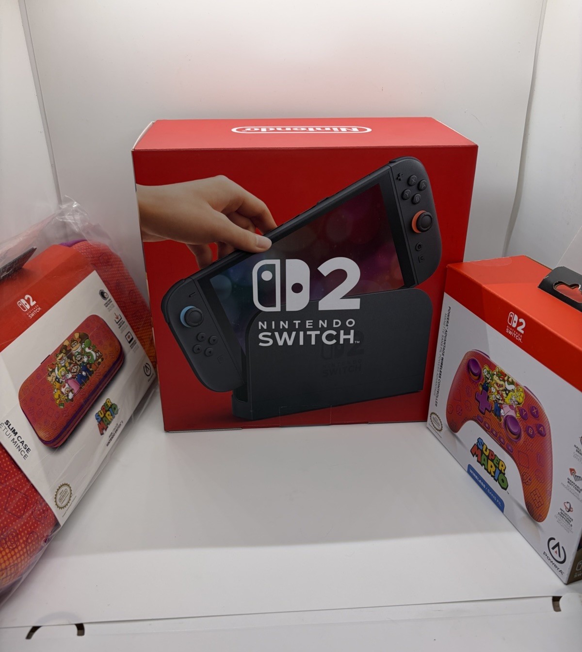 Nintendo Switch 2 Mario Day Bundle New Limited Edition Case Controller
